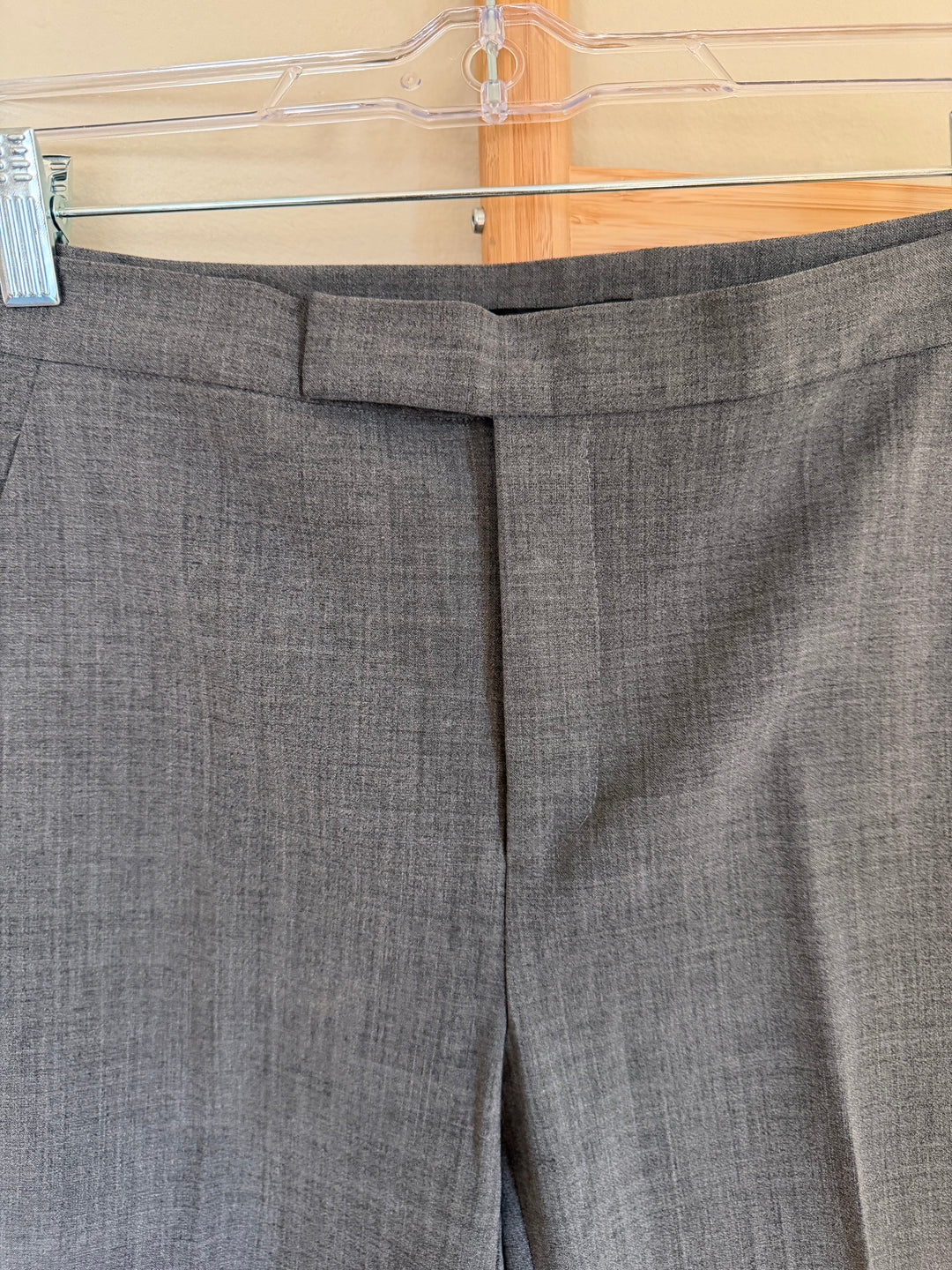 Club Monaco Gray Wool Blend Straight Leg Trousers Size 2