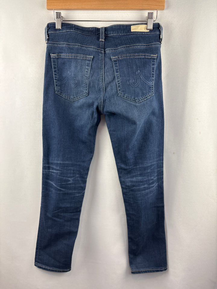 Women’s AG-ED Size 26 Dark Wash Blue Skinny Jeans
