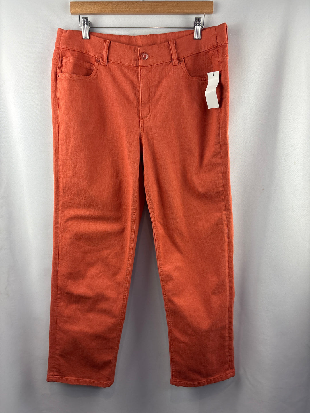 Women’s D&amp;Co Size 14 Burnt Orange Straight Leg Pants
