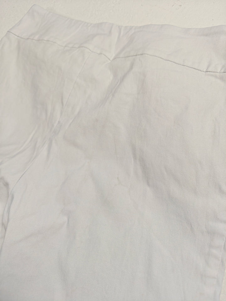 Womens Lisette L Straight Leg Pants White Size 8