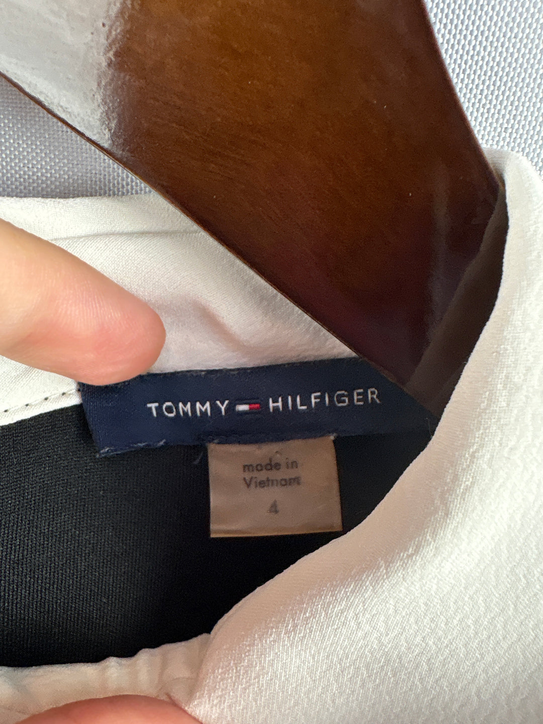 Women’s Tommy Hilfiger Size 4 Black Collared Mini Dress