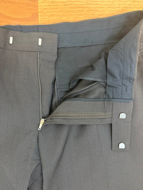BOSS Dark Brown/Black Check Dress Slacks – Size 34R, Inseam 31.5
