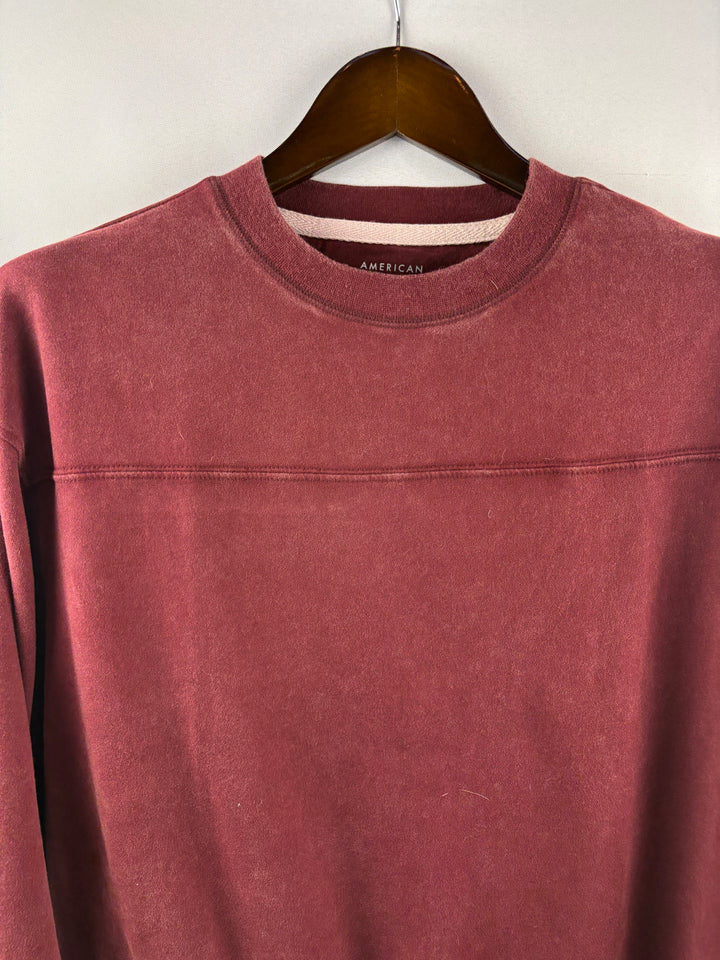 Men’s American Eagle Medium Brick Red Crewneck