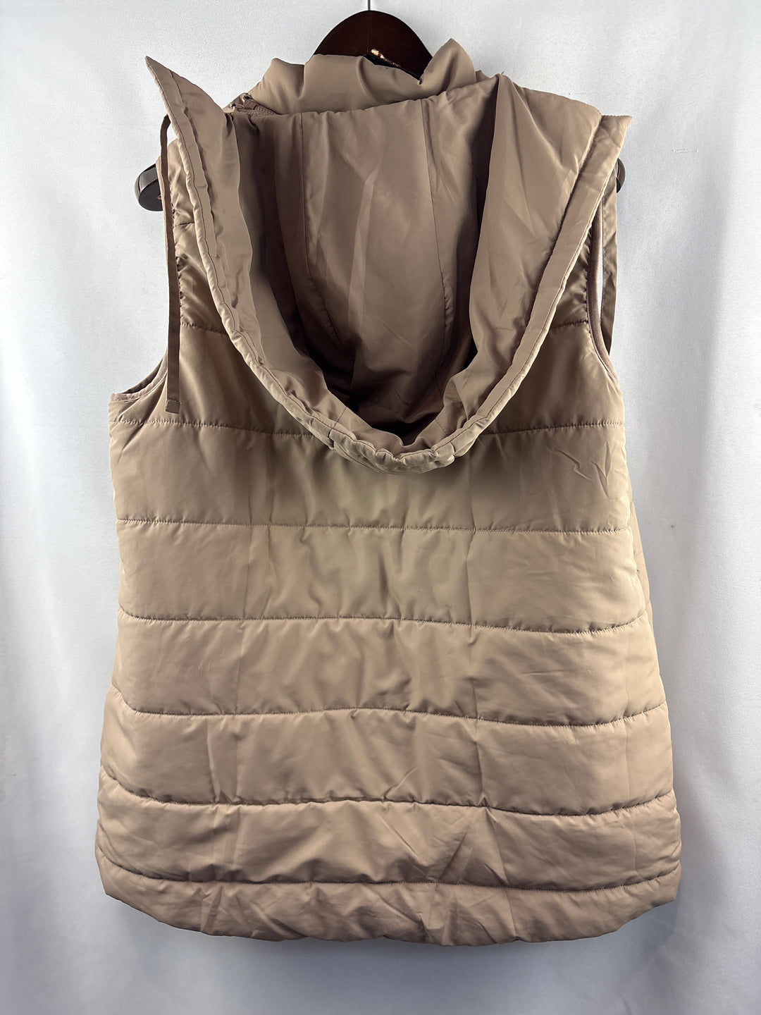 Women’s Coldwater Creek XL Beige Puffer Vest