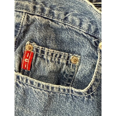 L.E.I. Womens Denim Button-Fly Jeans Size 5 Blue