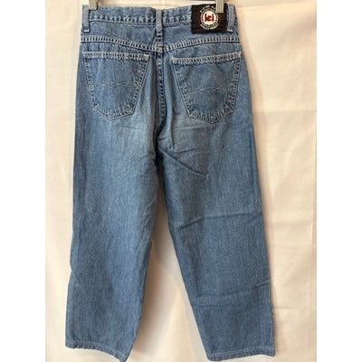 L.E.I. Womens Denim Button-Fly Jeans Size 5 Blue