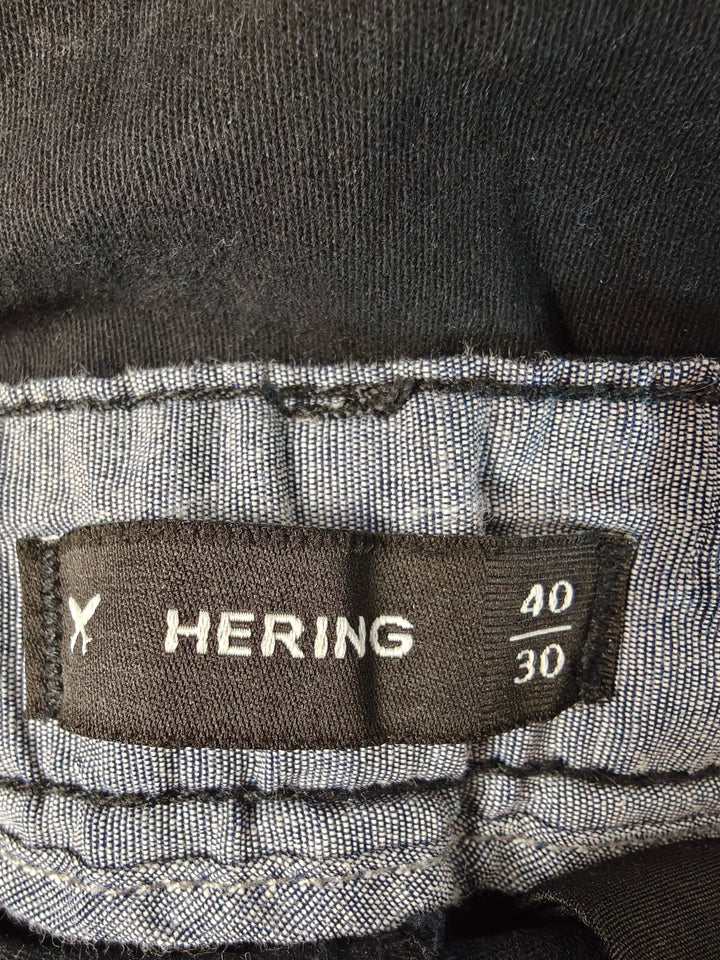 Mens Hering Chino Pants Black Size 40 30