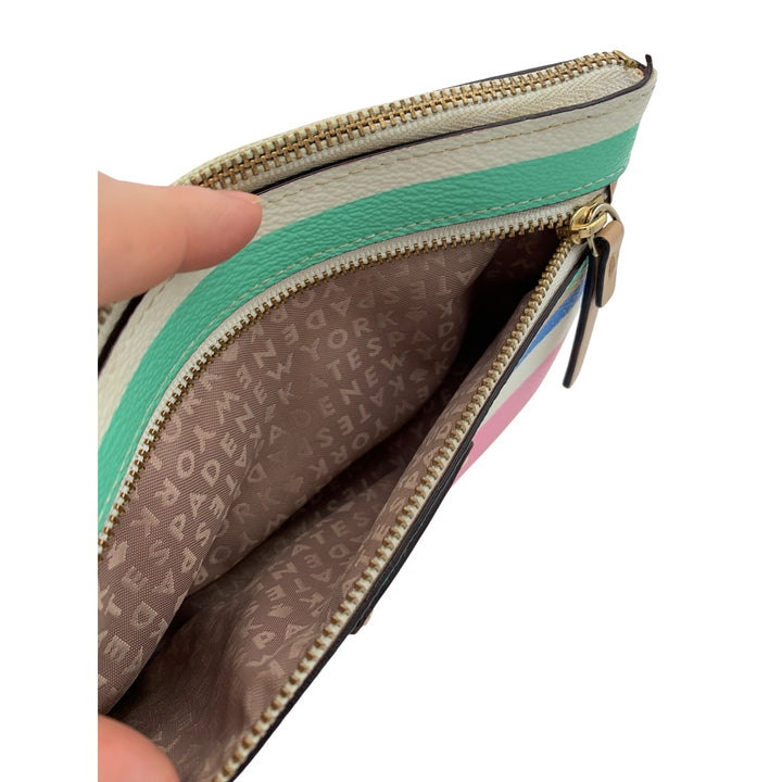 Women’s Kate Spade Mini Hand Wallet with color stripes