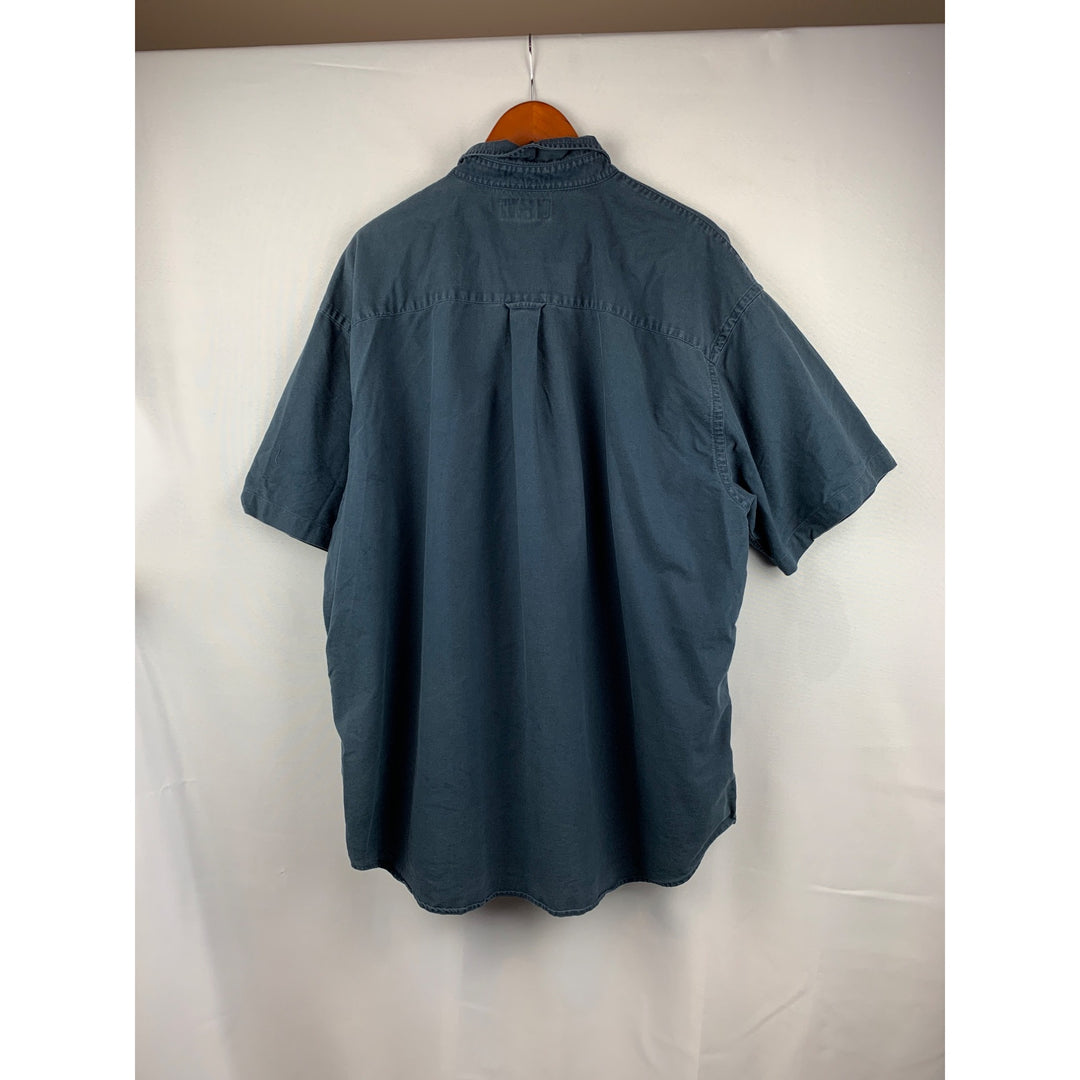 Hunt Club Mens Short Sleeve Button-Up Shirt XL