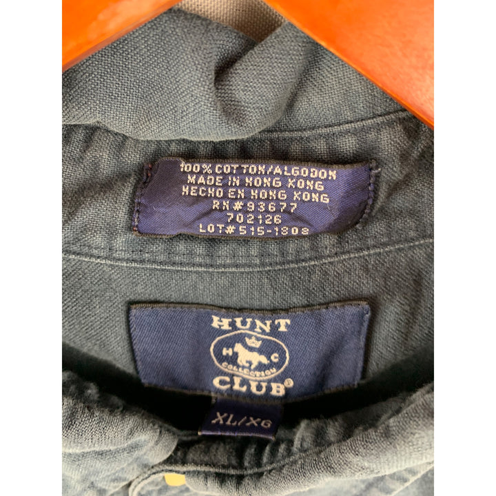 Hunt Club Mens Short Sleeve Button-Up Shirt XL