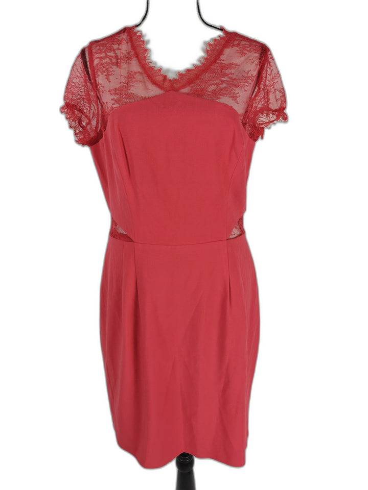 Womens BCBGMAXAZRIA Sheath Dress Red Size M