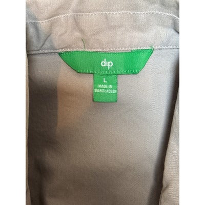Dip Womens Long Beige Utility Jacket L