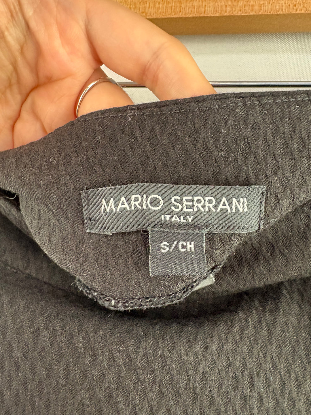 Women’s Mario Serrani Small Black Pencil Skirt