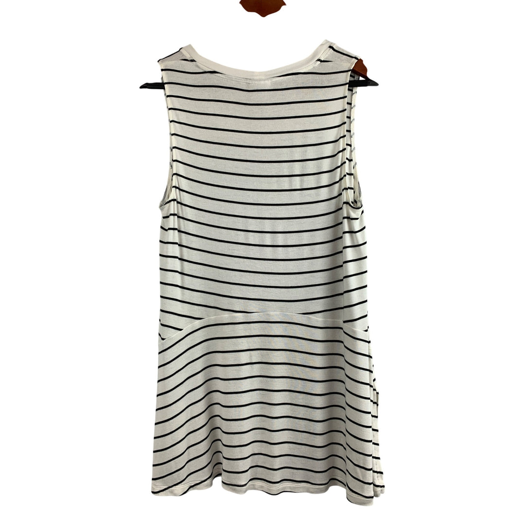 Cabi Striped Sleeveless Top S
