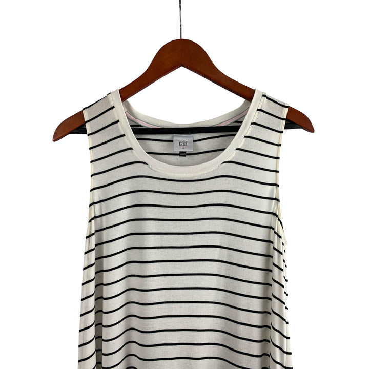 Cabi Striped Sleeveless Top S