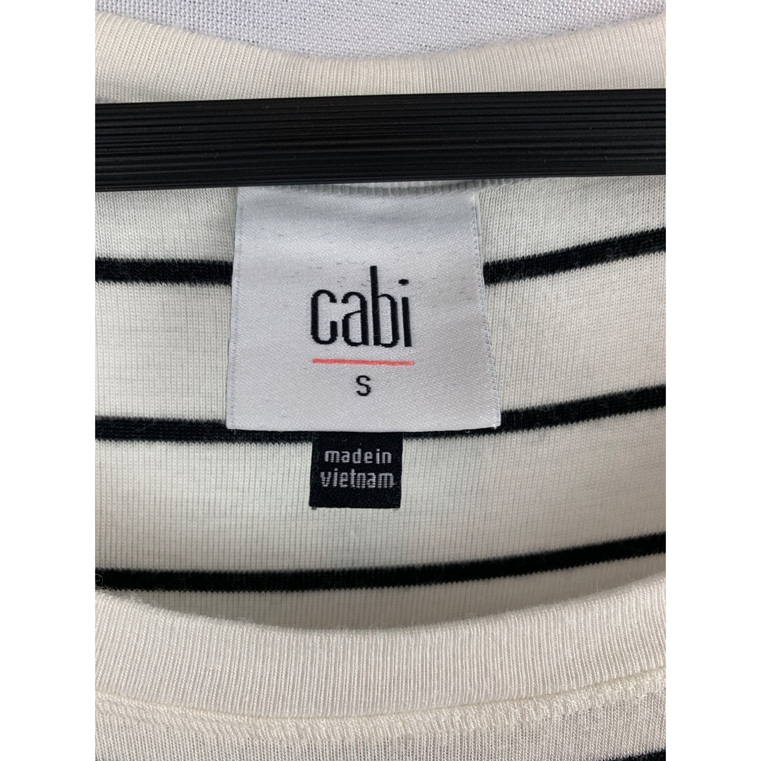 Cabi Striped Sleeveless Top S