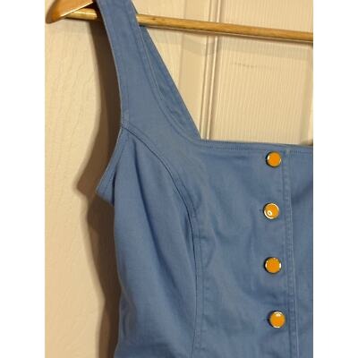 Color Me Courtney Blue  Minidress with pockets Size SM