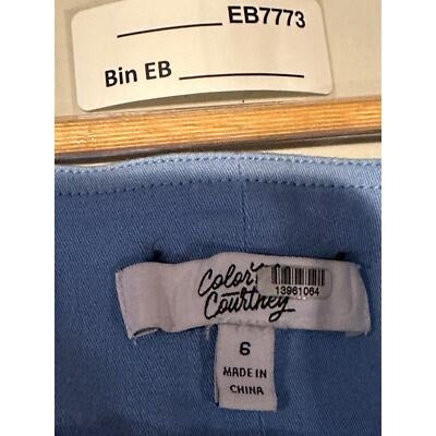 Color Me Courtney Blue  Minidress with pockets Size SM