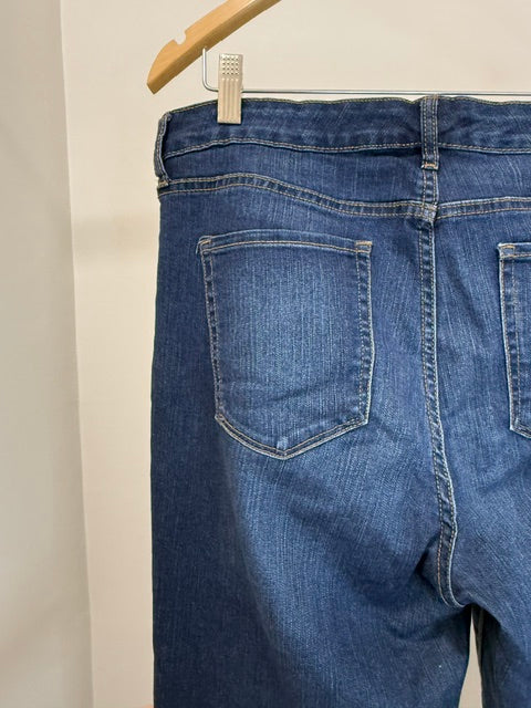 Nine West Super Skinny Jeans (Darker Wash, Stretch, 29” Inseam) Sz14