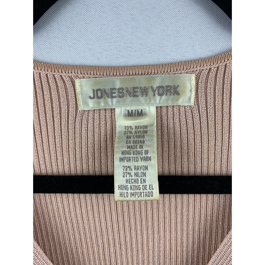 Women's Jones New York Pink Tank & Cardigan Set Size M