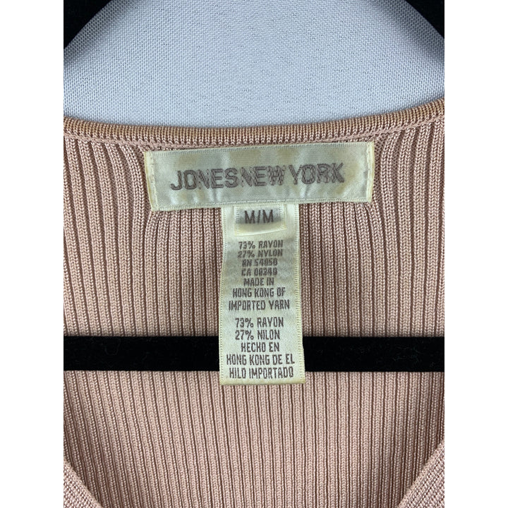 Women's Jones New York Pink Tank & Cardigan Set Size M