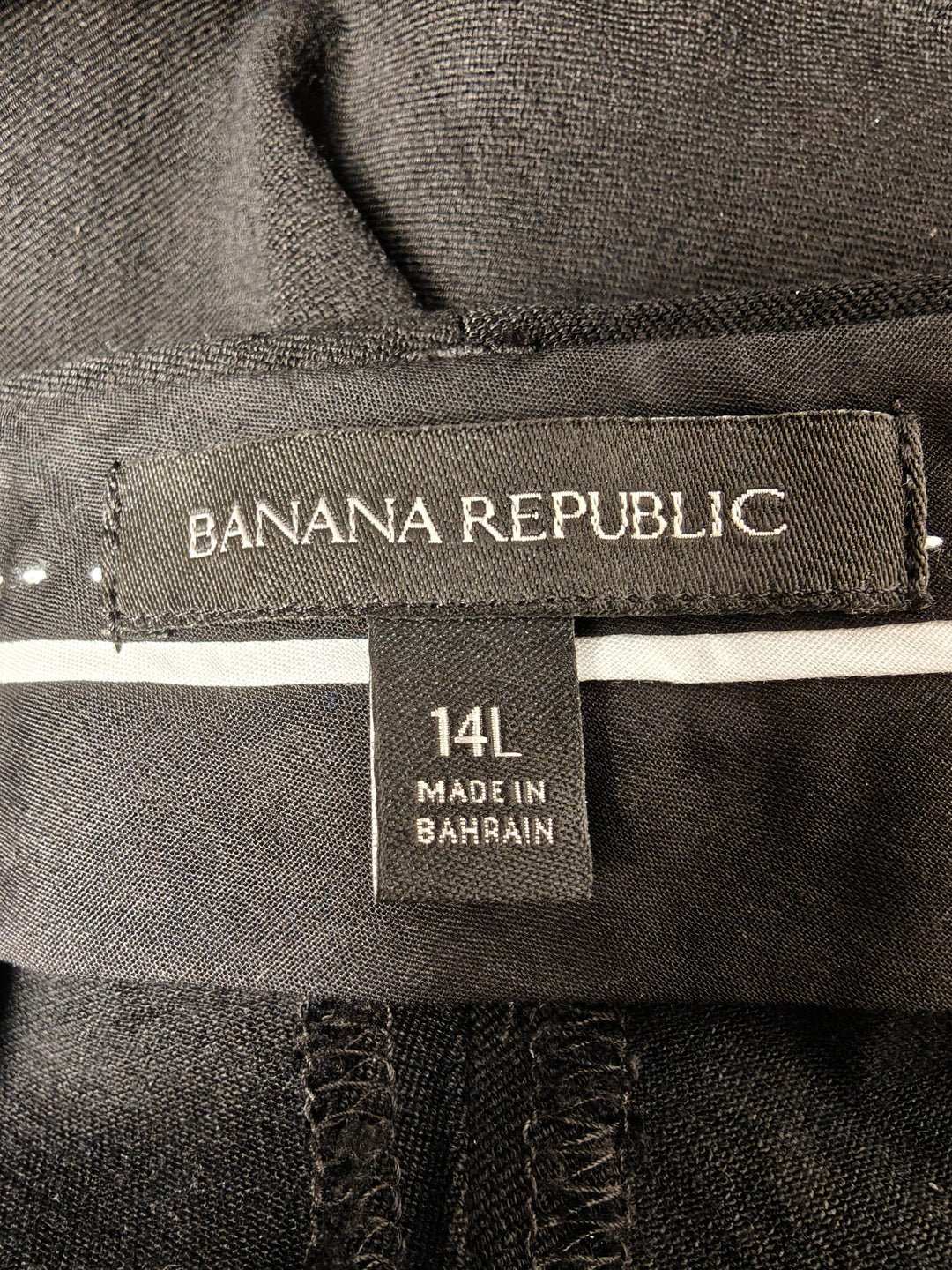 Womens Banana Republic Sloan Dress Pants Black Size 14L