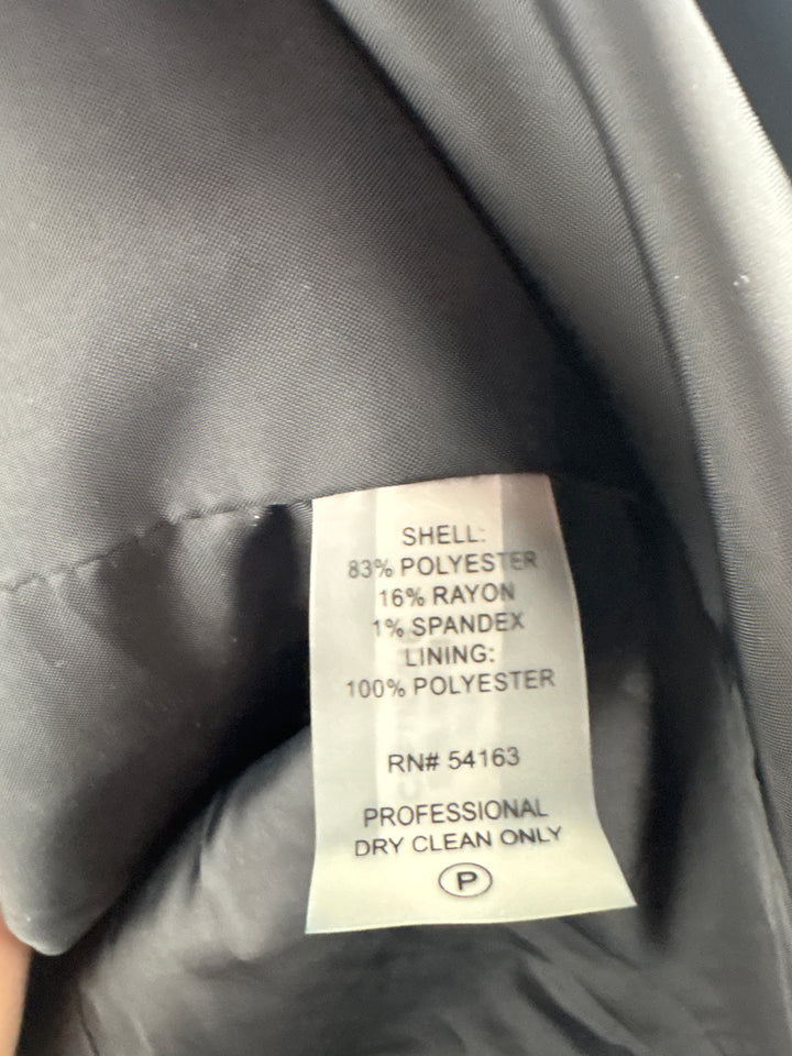Women’s Calvin Klein Small White &amp; Black Patterned Blazer
