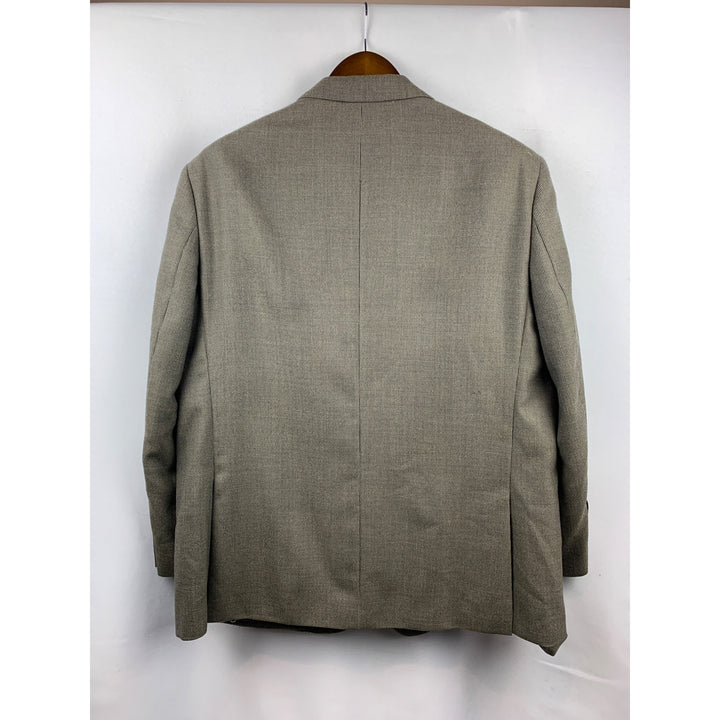 Men’s Pronto Uono Brown Pattern Coat Modern Blazer Size L