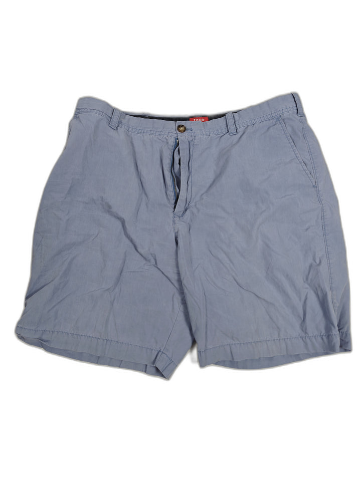 Mens IZOD Chino Shorts Blue Size 38