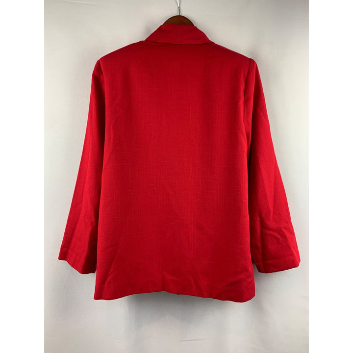 Block Island Petites Red Blazer Size 4