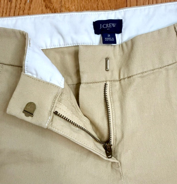J.Crew Tan Chino Shorts – Classic Fit, Sz2