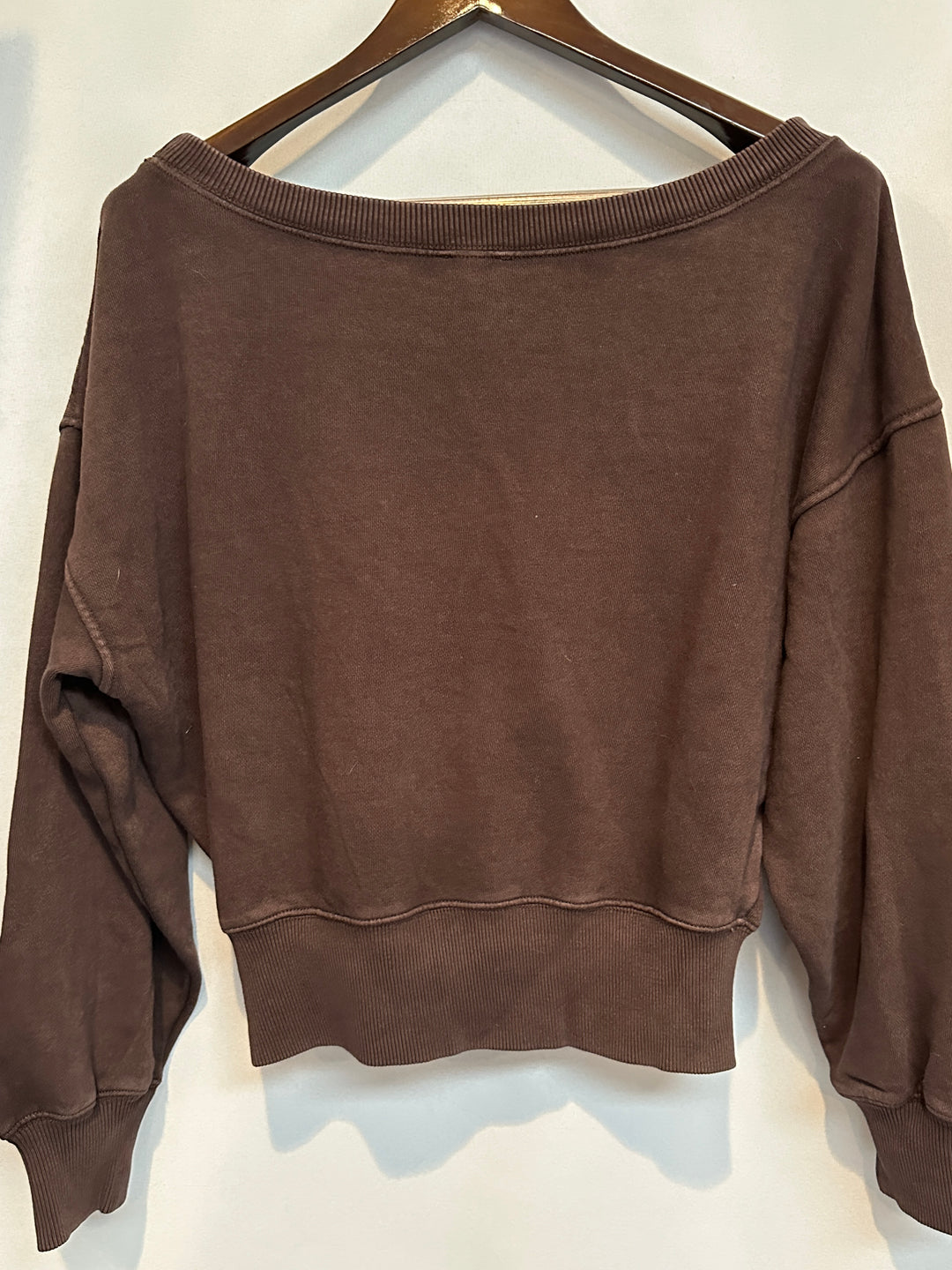 Women’s Aerie Brown Cropped Sweatshirt Size M
