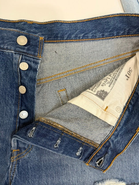 Levi’s 501 Cutoff Shorts W34(Button Fly, Frayed Hem)