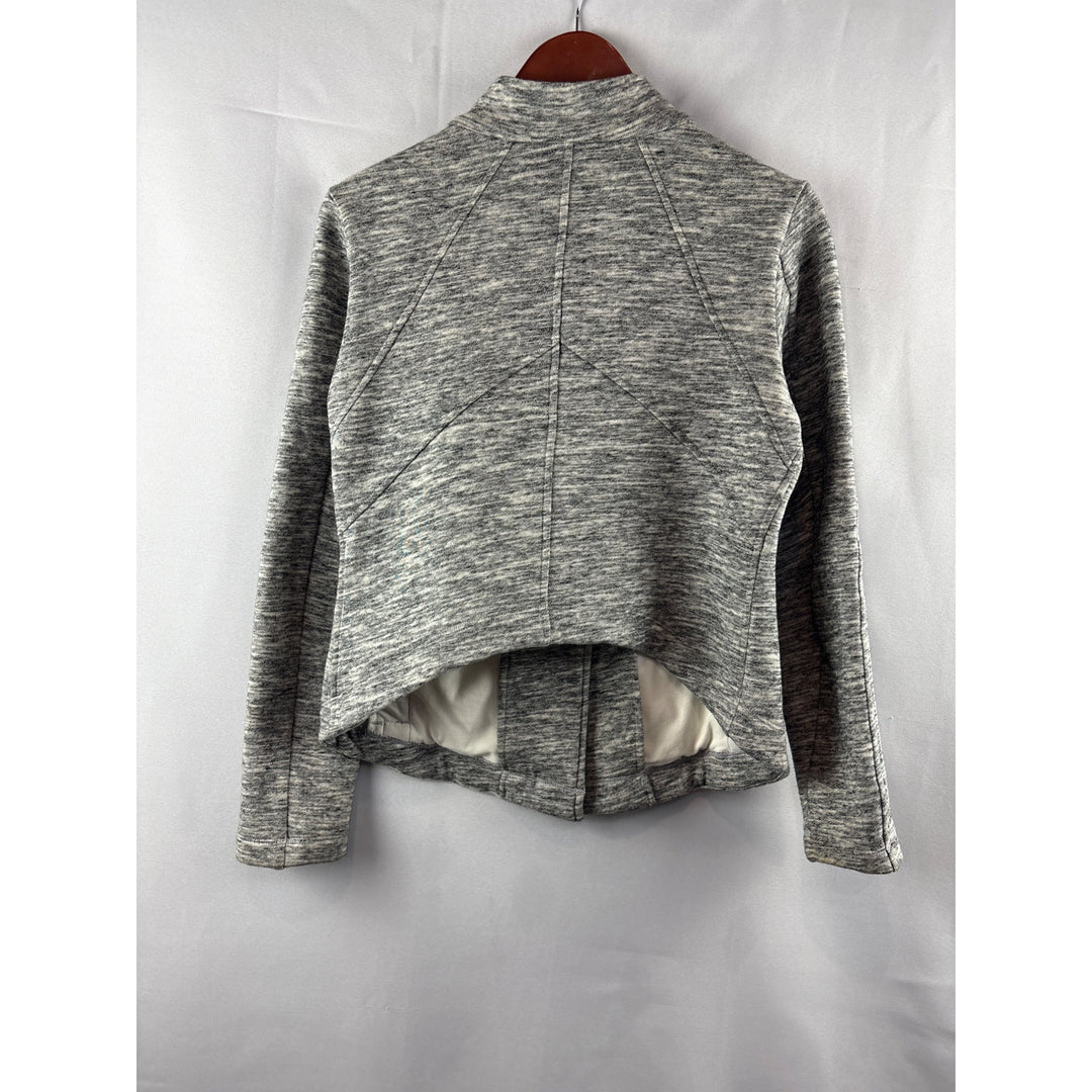 Cabi Womens Gray Button-Front Jacket Size S