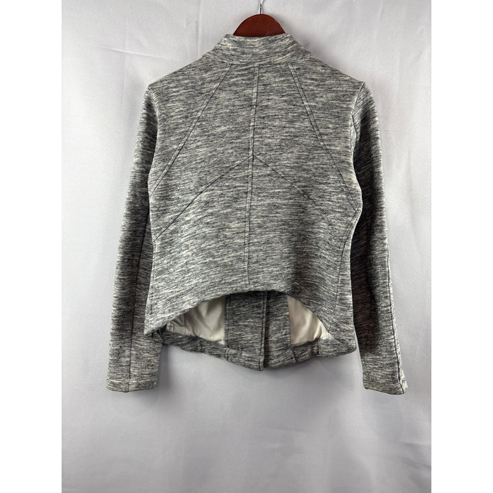 Cabi Womens Gray Button-Front Jacket Size S