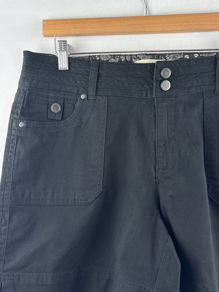 Women’s Dakota Blue Size 12 Black Mid-Rise Denim Shorts