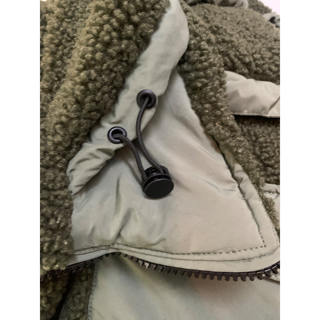 Women’s Love Tree Green Sherpa Sweater Size L