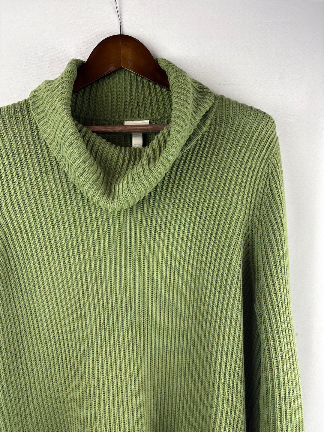 Women’s Pure Ulla Popken Size 16/18 Green Turtleneck Sweater