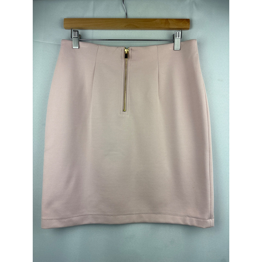 Premise Studio Womens Pink Pencil Skirt Size 8 Rayon Nylon Blend