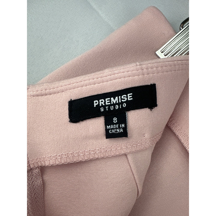Premise Studio Womens Pink Pencil Skirt Size 8 Rayon Nylon Blend
