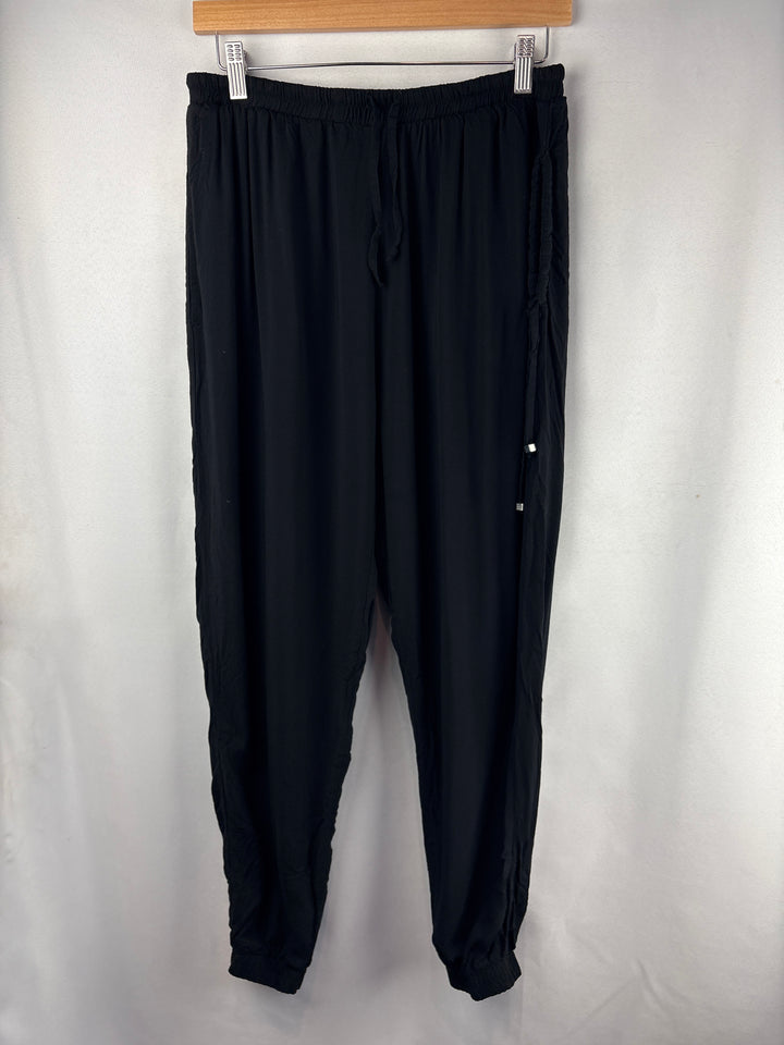Women’s Buddha Pants Small Black Harem Joggers