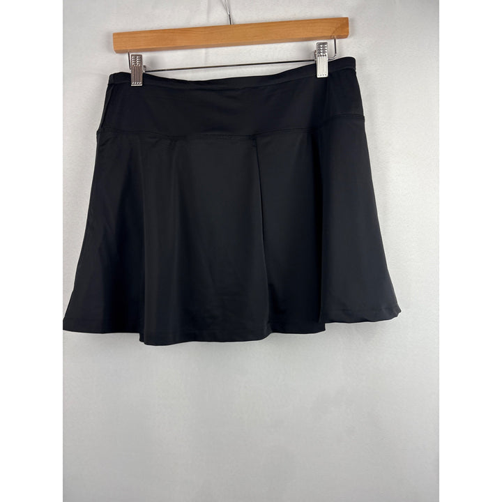BlevonH Womens Black Athletic Skort L