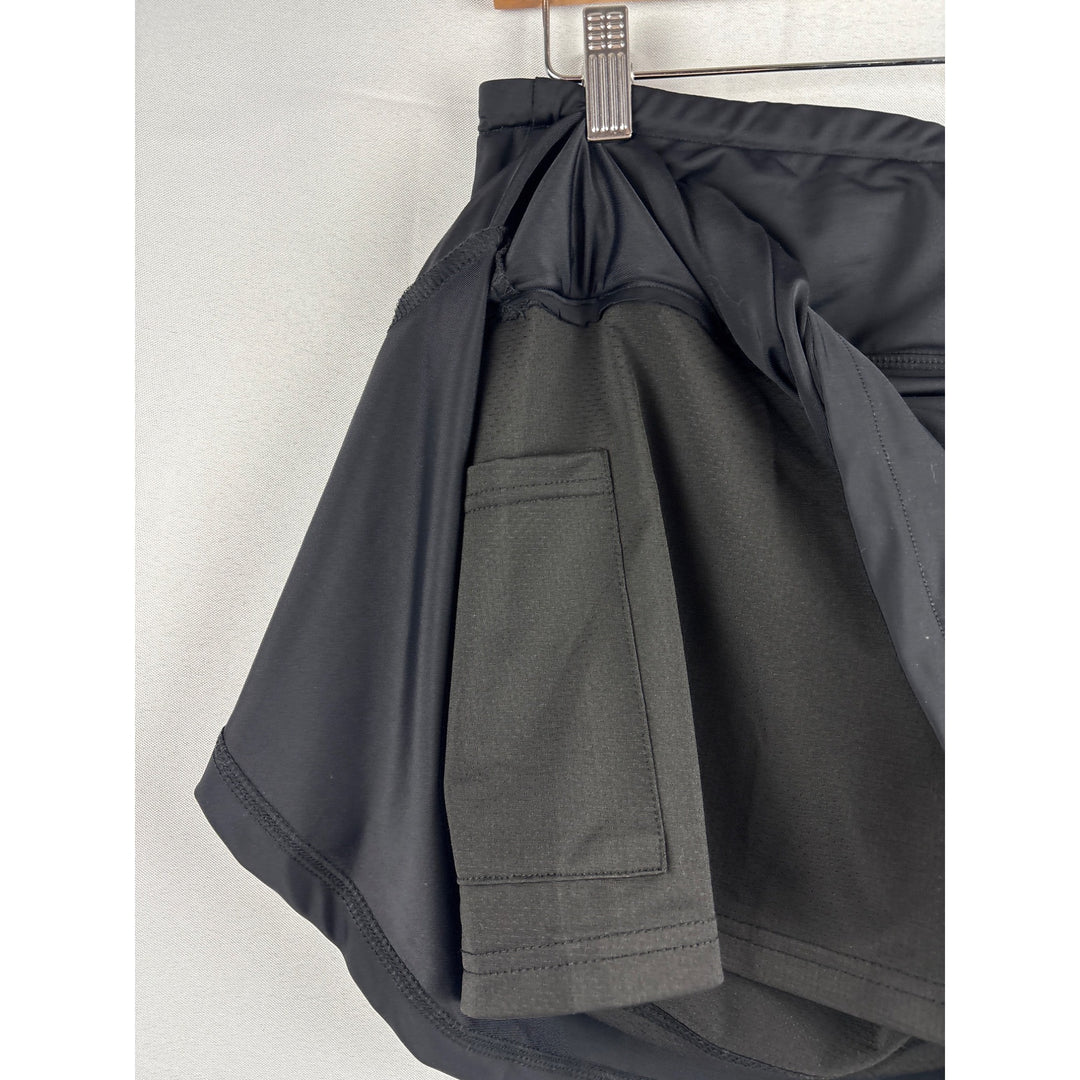 BlevonH Womens Black Athletic Skort L