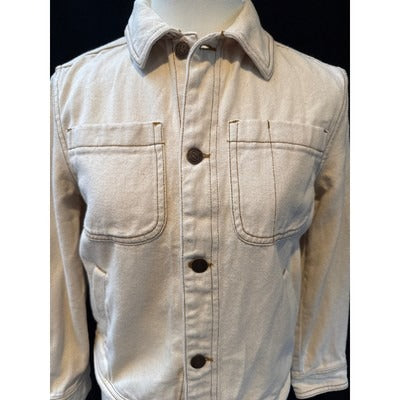 Women’s Treasure & Bond Beige 100% Cotton Jean Jacket Sz S
