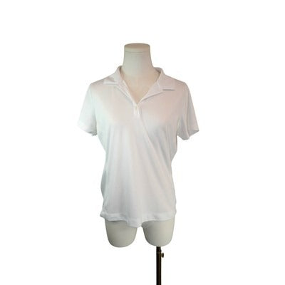 Nike Golf Dri-Fit Womens Polo Shirt Medium White