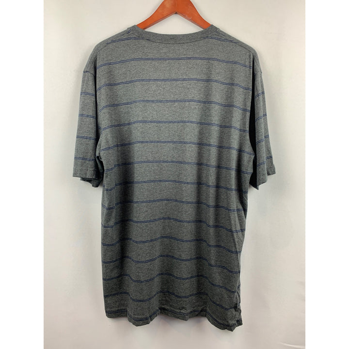 TravisMathew Mens XL Striped Gray T-Shirt