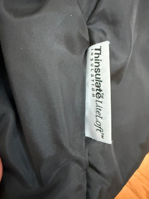 L.L.Bean Vintage Insulated Hooded Parka – Royal Blue &amp; Black SzLReg