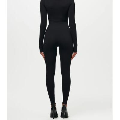 Spanx Sculpt Black High-Waisted Skinny Leggings