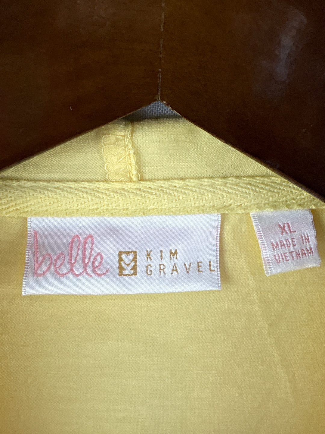 Women’s Belle Lim Gravel XL Butter Yellow Hoodie