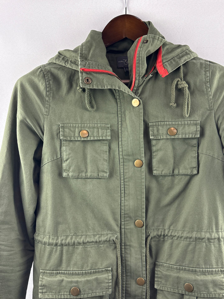 Women’s Market &amp; Spruce XS Army Green Utility Jacket